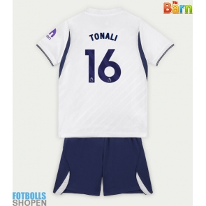 Billiga Tottenham Hotspur Sandro Tonali #16 Hemmatröja Barn 2026-27 Kortärmad (+ Korta byxor)